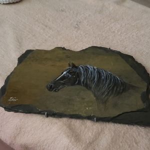 Horse plaque.